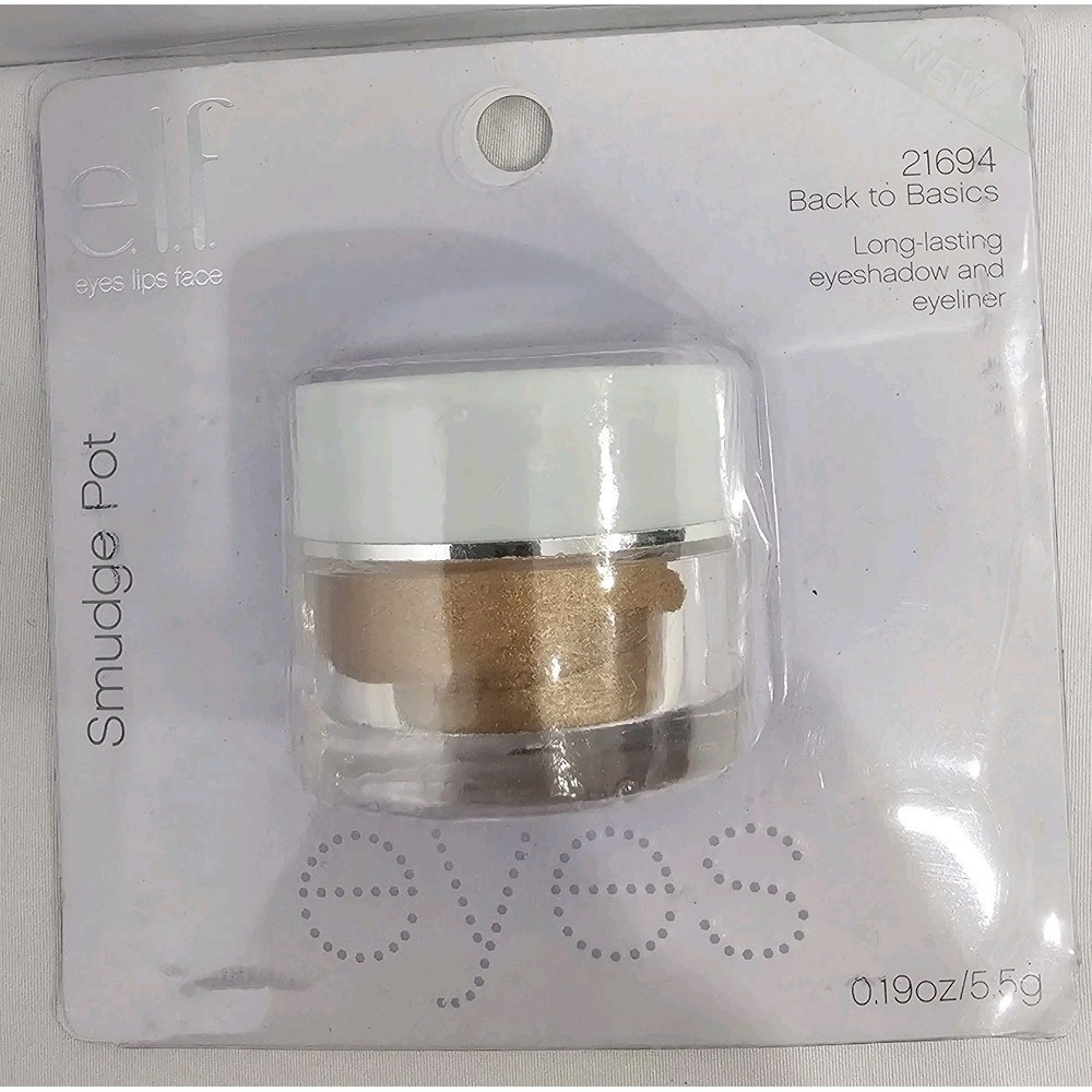 ELF Smudge Pot Eye Shadow/Eye Liner #21694 BACK TO BASICS sealed NIP MU-007